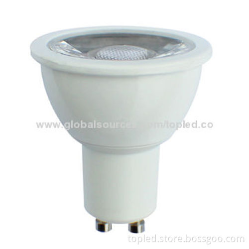 High-efficiency COB 5W GU10 LED Spotlight, SGS-certified